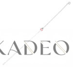 Silberarmband Marienkäfer Belli aus 925 Silber mit roter Emaille und Zirkonia