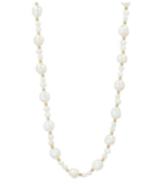 "Peggy" Akzent Edelstahlkette mit Anhänger aus Süßwasserperle 45 + 5 cm, goldfarben