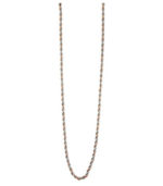 Akzent Kordelkette, Edelstahl, bicolor