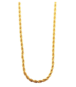 Akzent Kordelkette, Edelstahl, goldfarben