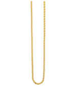 Collier coréen Akzent en acier inoxydable, couleur or