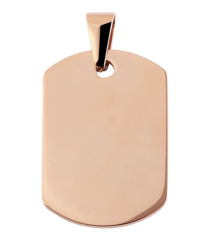 „Akino“ Edelstahl Gravuranhänger