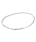 Collier en argent véritable 925/- « Stina », Infinity, mat/poli, 925/rhodié