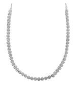 Collier en argent véritable 925/- (42 + 3 cm), 925/rhodié