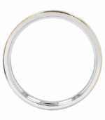 "Sensual Meaning" Herren-Partnerringe, Akzent, Edelstahl, bicolor (silberfarben/ goldfarben) – Bild 2