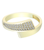 333/- Gold Ring "Clea" mit Zirkoniabesatz, Gelbgold, 8 Karat – Bild 2