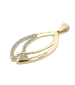 333/- Gold Anhänger "Nalani", Zirkoniabesatz, Gelbgold, 8 Karat – Bild 2