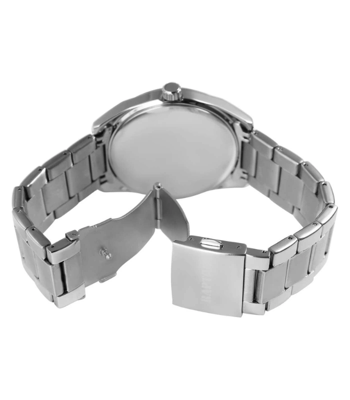 RAPTOR Herrenuhr „Nikolle“ mit Edelstahlband und Datumsanzeige, 3ATM