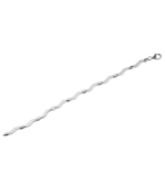 925/- Echt Silber Armband "Filia", matt/poliert, 925/rhodiniert – Bild 3