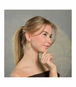 Créoles en acier inoxydable Akzent « Susanne », de couleur dorée – Image 3