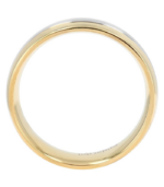 "Duo Expression" Herren-Partnerring, Akzent, Edelstahl, bicolor (silberfarben/ goldfarben) – Bild 3