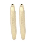 333er Gelbgold Creolen, 8 Karat, eismatt – Bild 4