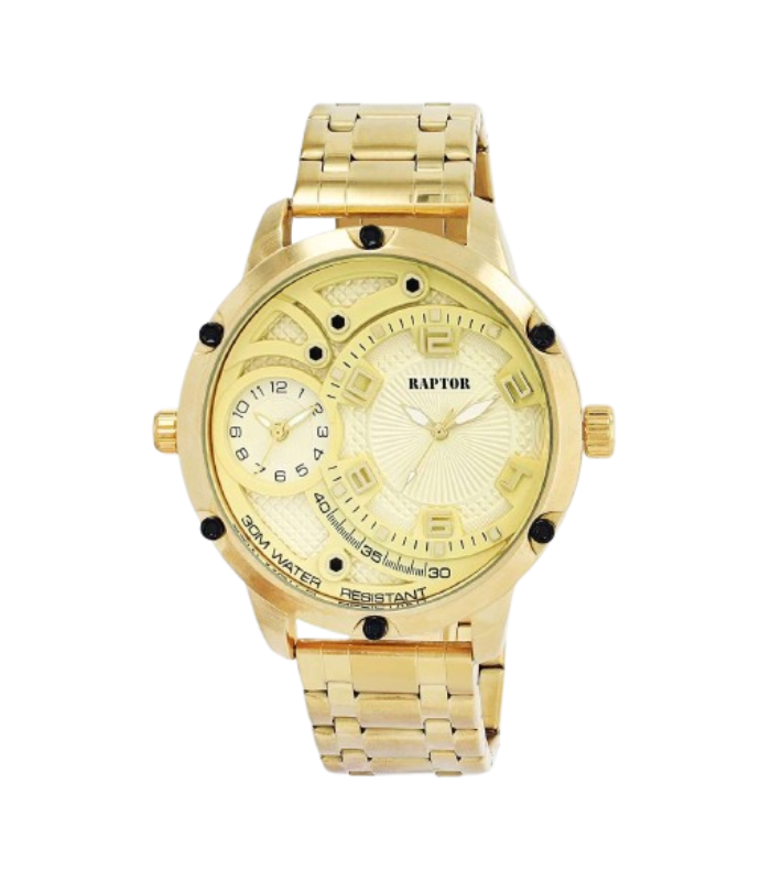 Montre homme Raptor « Ayaz » dual-time, avec bracelet en acier inoxydable, Ø 52 mm - 5