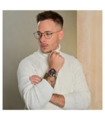 Montre homme RAPTOR « Gabriel » avec 2 mouvements, bracelet en acier inoxydable, 3ATM – Image 4