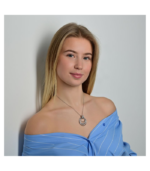 Collier en argent véritable 925/- « Tessy » avec pendentif, strass, de couleur argentée, 42 + 3 cm – Image 4