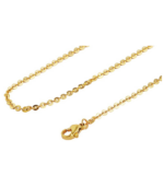 Akzent Ankerkette aus Edelstahl, IP plattiert, goldfarbig – Bild 4