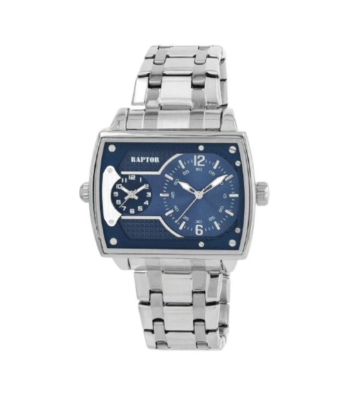 Raptor Herrenuhr "Troy" Dual-Time mit Edelstahlarmband - 6