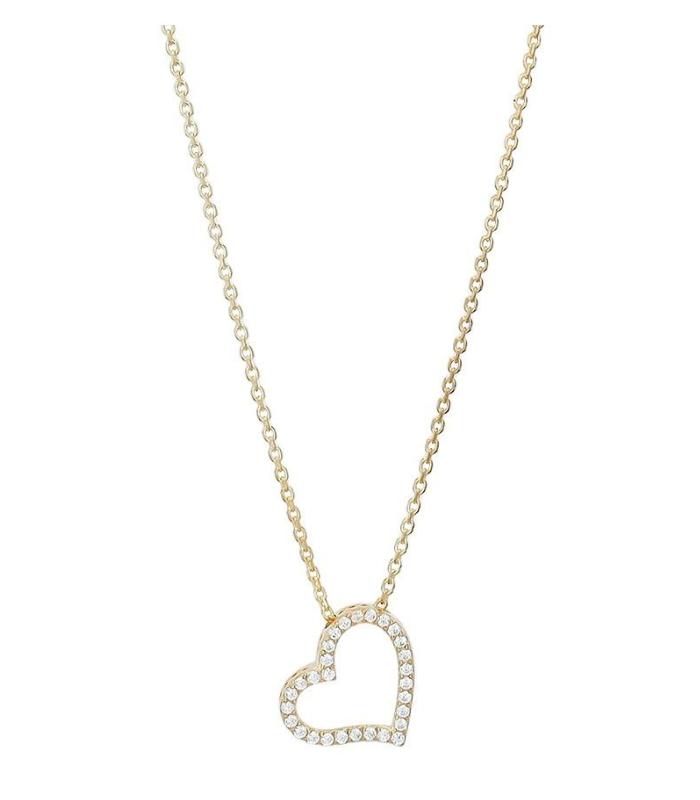 "Milla" 925/rh, Echt Silber Kette mit Herzanhänger - 2