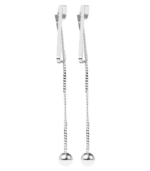 Boucle d’oreille Akzent en acier inoxydable, couleur or, longueur : 8,8 cm / largeur : 1,6 cm / épaisseur : 0,2 cm – Image 7