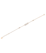 "Dalal" 925/rh Echt Silber Armband 17 + 3 cm, Infinity, Zirkoniabesatz, silberfarben rhodiniert – Bild 6