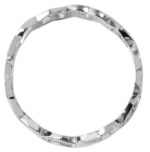 "Abbey" 925/rh Echt Silber Ring, Herz-Design – Bild 2