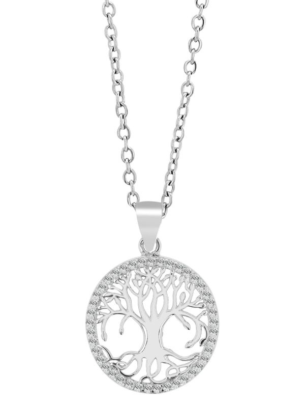 7f8ad240a3397bc29dfc2bdf1d78abd3bde0998f_800x800 925/- Echt Silber Lebensbaum-Anhänger "Tarian" (ohne Kette), rhodiniert – Bild 3