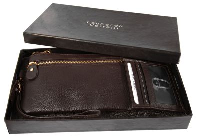 Leonardo Verrelli Geschenkset mit kleiner Handtasche und Kartenmäppchen