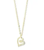 "Silly", Ankerkette & Herzanhänger, Zirkonia, Echtsilber, rhodiniert, 42+3 cm – Bild 3