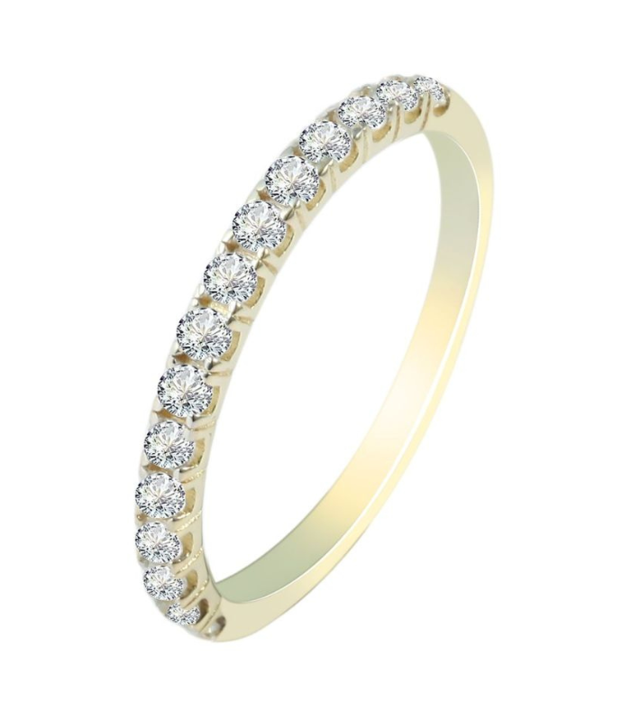 333/- Gold Ring "Alison" mit Zirkoniabesatz, Gelbgold, 8 Karat