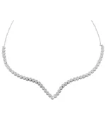 Silberkette Danjana aus 925 Sterling Silber mit Zirkonia Anhänger